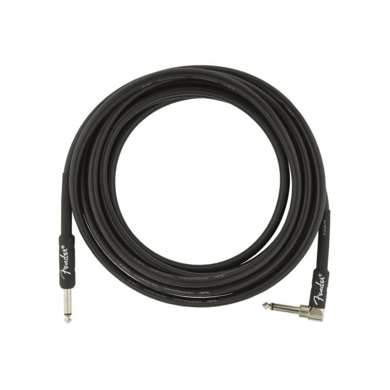 Інструментальний кабель FENDER CABLE PROFESSIONAL SERIES 18.6' ANGLED BLACK