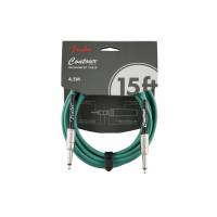 Кабель инструментальный FENDER CABLE CONTOUR SERIES 15' SHERWOOD GREEN