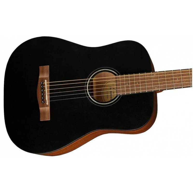 Акустическая гитара Fender FA-15 Steel 3/4 Black WN w/Bag