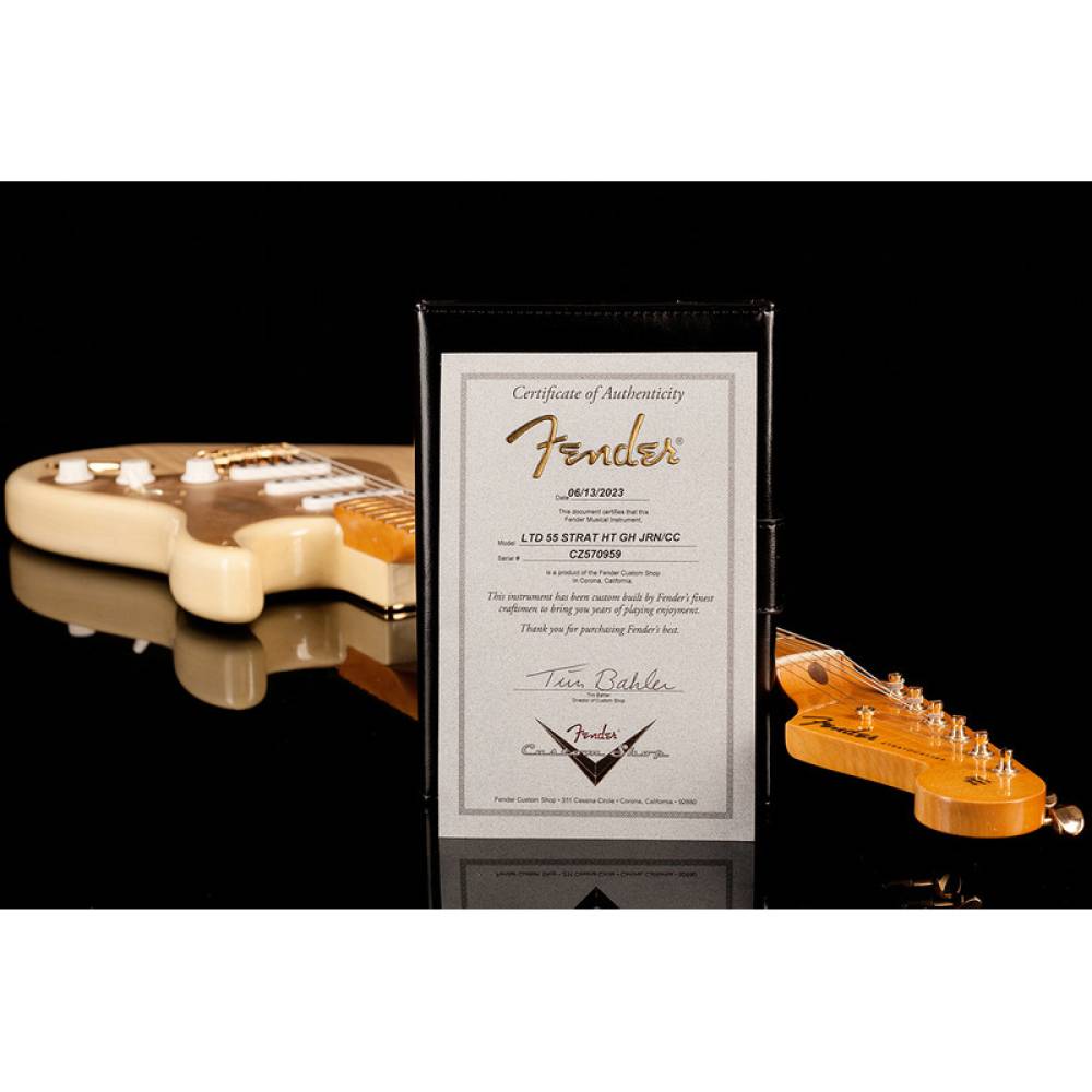 Електрогітара FENDER CUSTOM SHOP LIMITED EDITION '55 HARDTAIL STRATOCASTER JOURNEYMAN RELIC GOLD HARDWARE NATURAL BLONDE