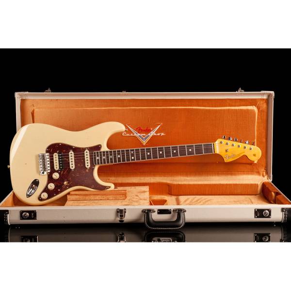 Електрогітара FENDER CUSTOM SHOP LIMITED EDITION '67 STRATOCASTER HSS JOURNEYMAN RELIC AGED VINTAGE WHITE