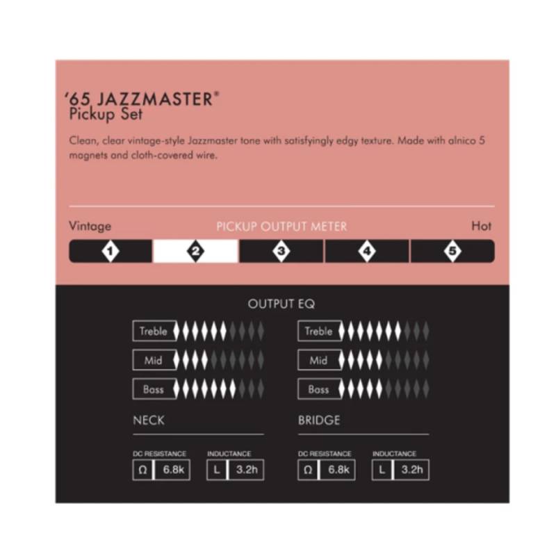 Набор звукоснимателей FENDER PURE VINTAGE '65 JAZZMASTER PICKUP SET