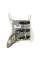Пикгард со звукоснимателями FENDER PRE-WIRED STRAT PICKGUARD VINTAGE NOISELESS WHITE