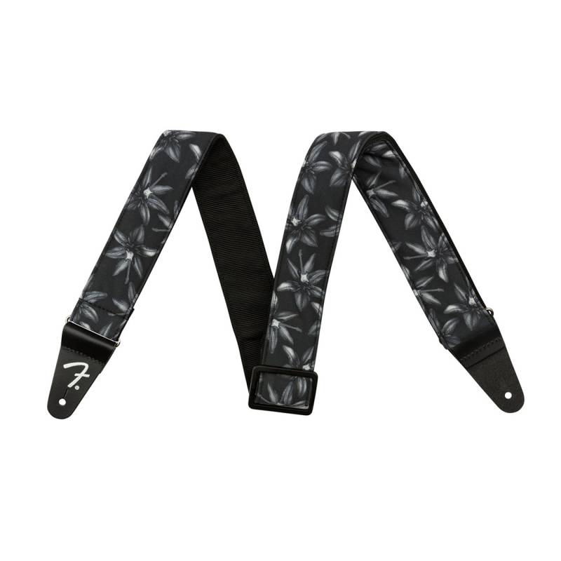 Ремінь для гітари FENDER STRAP 2" HAWAIIAN STRAPS BLACK FLORAL