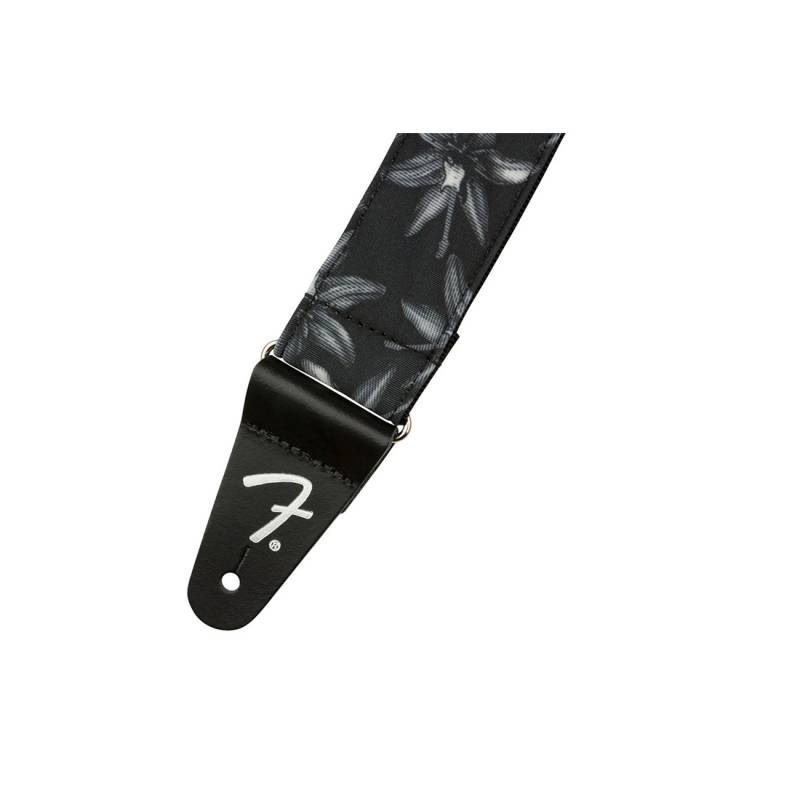 Ремінь для гітари FENDER STRAP 2" HAWAIIAN STRAPS BLACK FLORAL