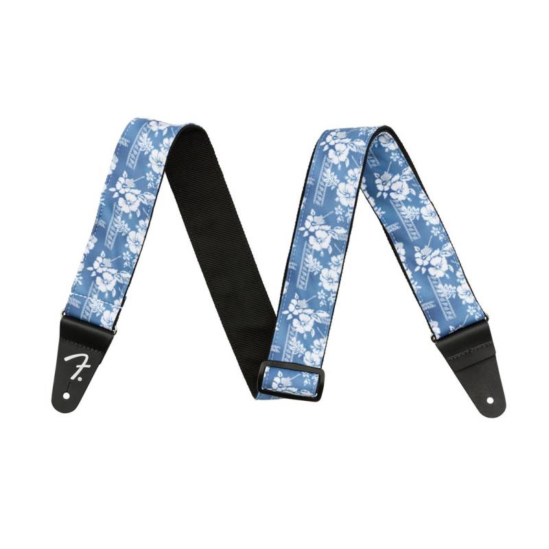 Ремень для гитары FENDER STRAP 2" HAWAIIAN STRAPS BLUE FLORAL