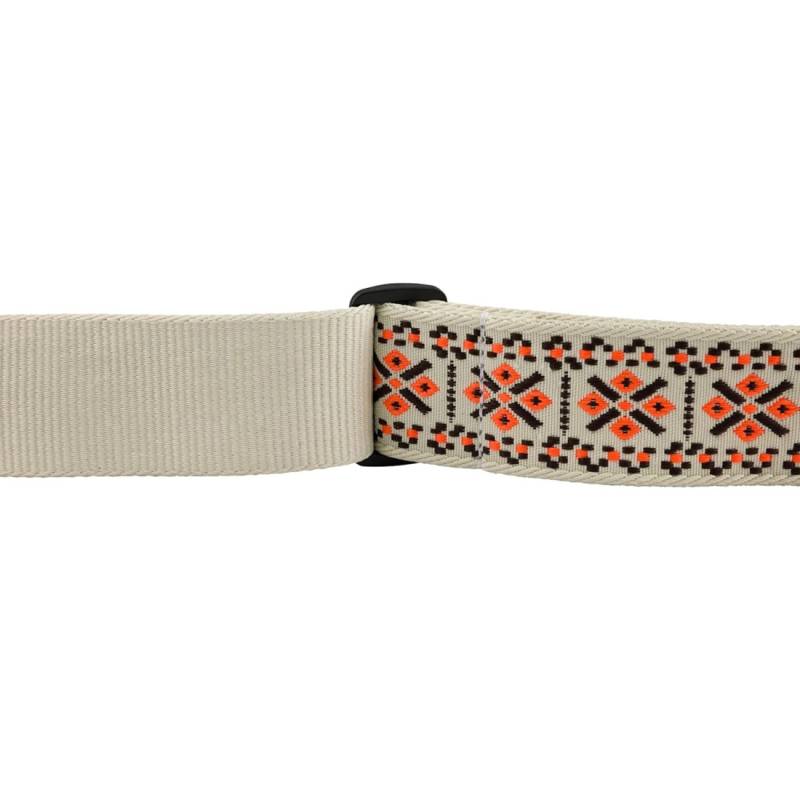Ремень для гитары FENDER STRAP 2" PASADENA WOVEN LATTICE ORANGE