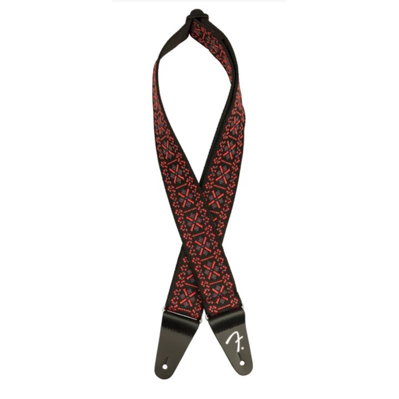 Ремень  универсальный FENDER STRAP 2" PASADENA WOVEN LATTICE RED