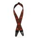 Ремень для гитары FENDER STRAP 2" PASADENA WOVEN ORANGE WALLFLOWER