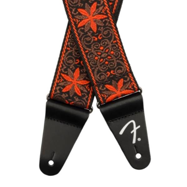 Ремінь для гітари FENDER STRAP 2" PASADENA WOVEN ORANGE WALLFLOWER