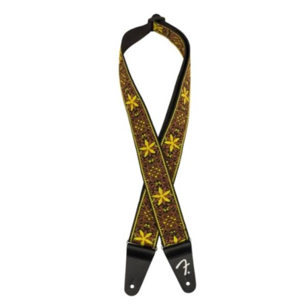 Ремінь для гітари FENDER STRAP 2" PASADENA WOVEN YELLOW WALLFLOWER