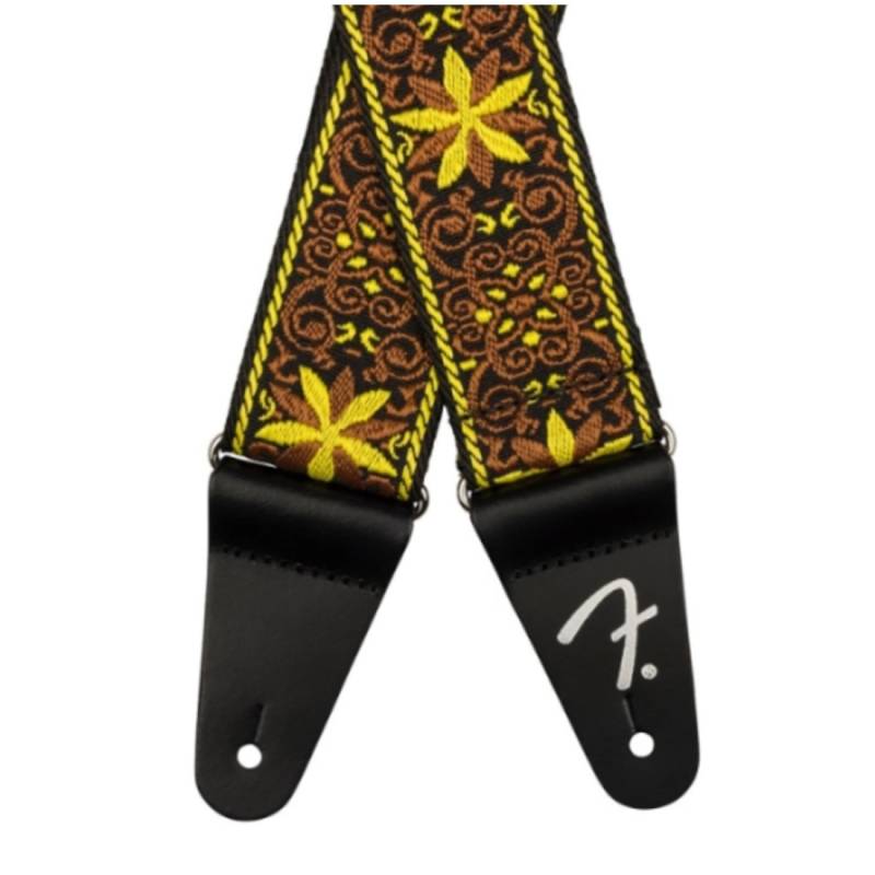 Ремінь для гітари FENDER STRAP 2" PASADENA WOVEN YELLOW WALLFLOWER