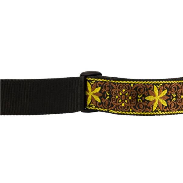 Ремінь для гітари FENDER STRAP 2" PASADENA WOVEN YELLOW WALLFLOWER