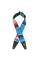 Ремень для гитары FENDER STRAP 2" SERAPE BLUE MULTI