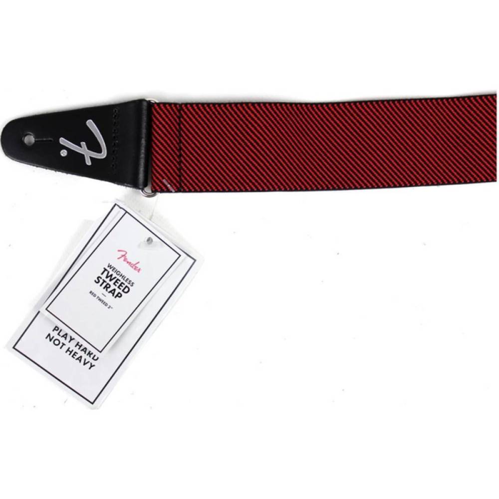 Ремень для гитары FENDER STRAP 2" WEIGHLESS TWEED RED