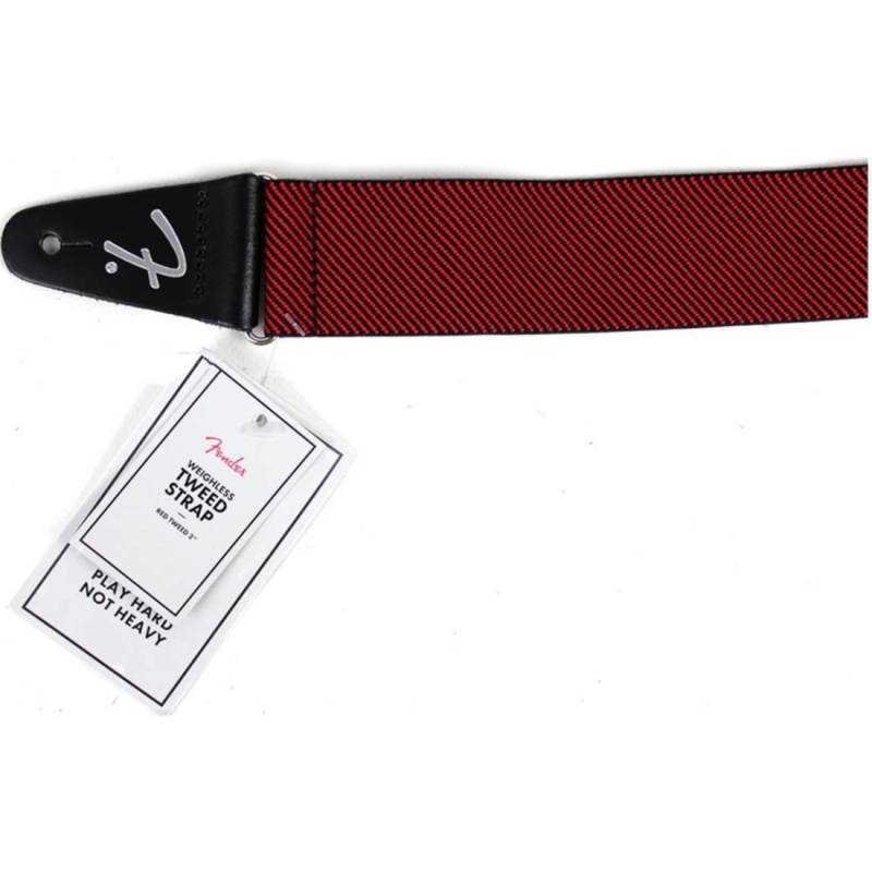 Ремінь для гітари FENDER STRAP 2" WEIGHLESS TWEED RED