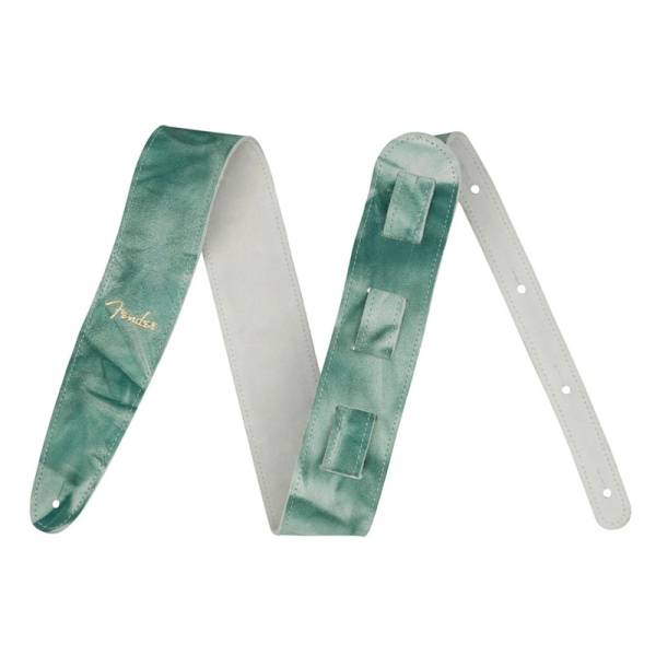 Ремінь для гітари Fender Strap Tie Dye Leather Sage Green