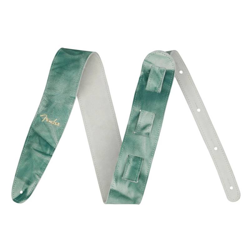 Ремінь для гітари Fender Strap Tie Dye Leather Sage Green