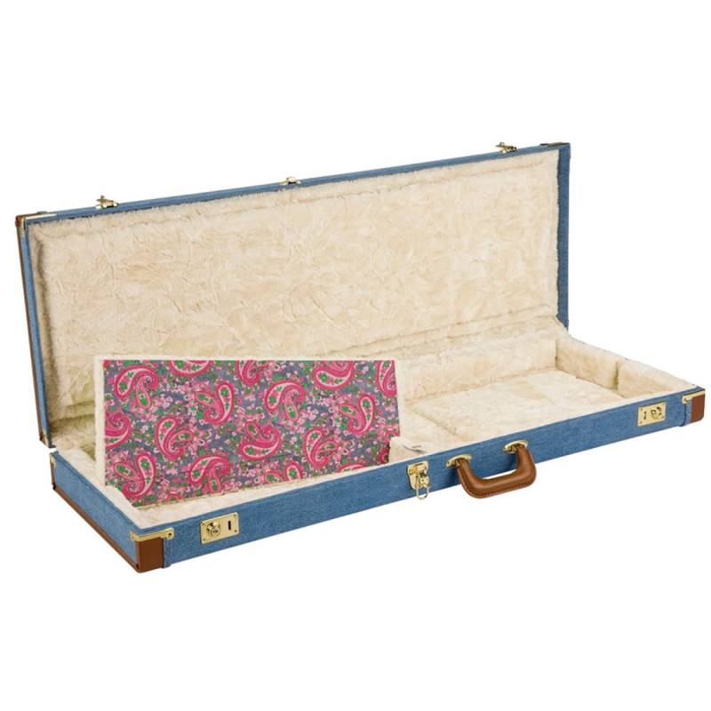Кейс для электрогитары FENDER X WRANGLER DENIM CASE STRATOCASTER/TELECASTER INDIGO