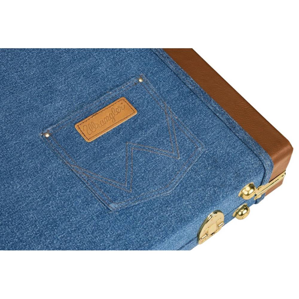 Кейс для электрогитары FENDER X WRANGLER DENIM CASE STRATOCASTER/TELECASTER INDIGO Кейс для электрогитары FENDER X WRANGLER DENIM CASE STRATOCASTER/TELECASTER INDIGO