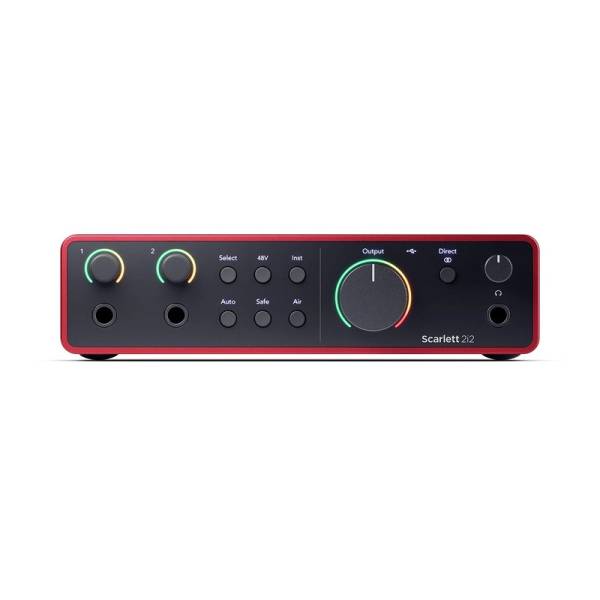Аудіоінтерфейс Focusrite Scarlett 2i2 4th Gen