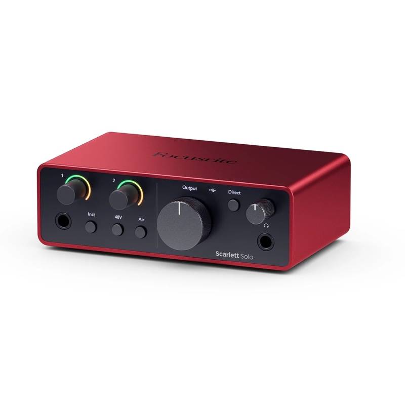 Аудиоинтерфейс Focusrite Scarlett Solo 4th Gen