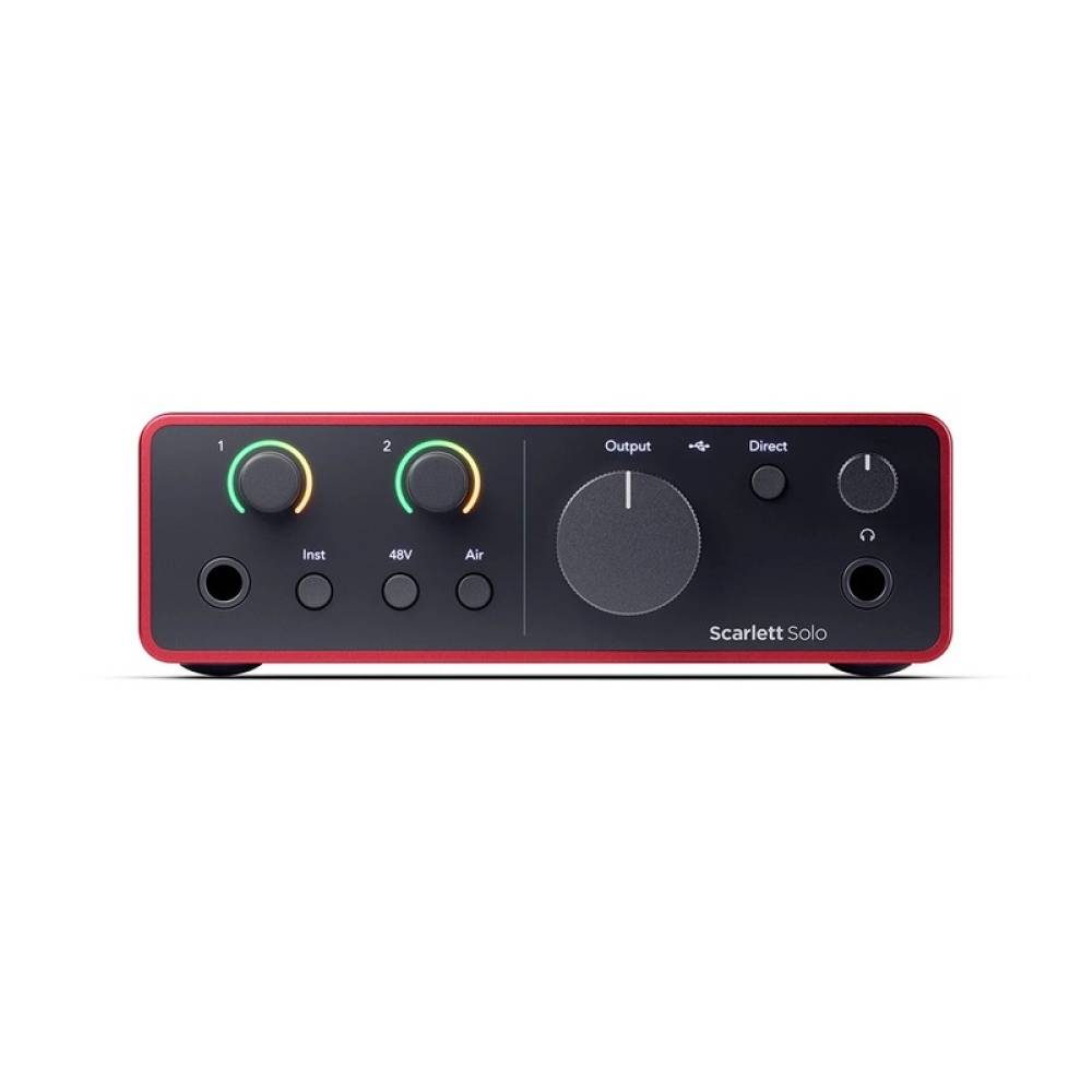 Аудіоінтерфейс Focusrite Scarlett Solo 4th Gen