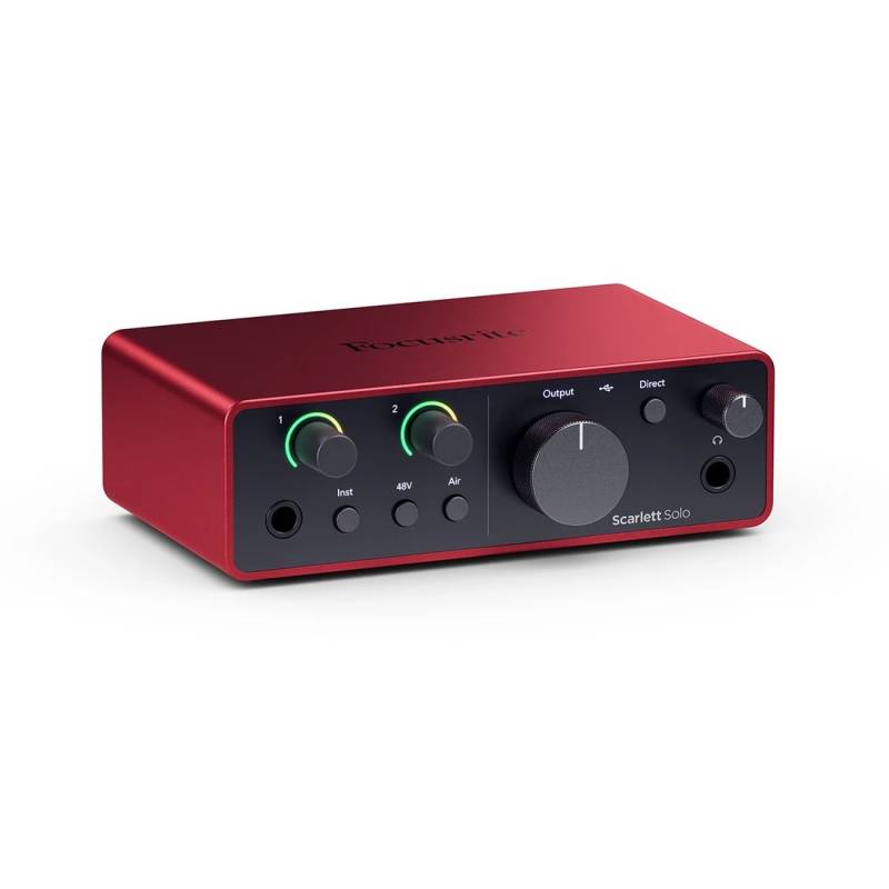Аудиоинтерфейс Focusrite Scarlett Solo 4th Gen
