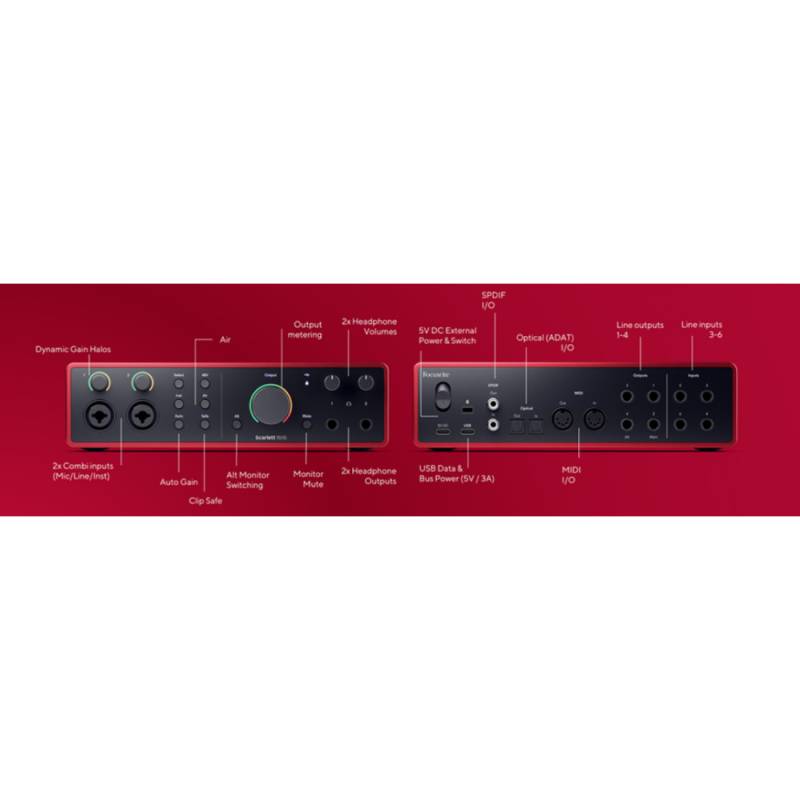 Аудиоинтерфейс FOCUSRITE Scarlett 16i16 4th Gen