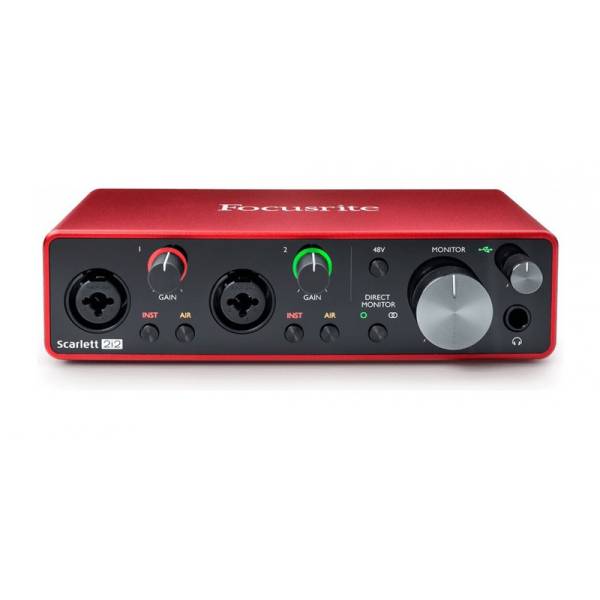 Аудіоінтерфейс Focusrite Scarlett 2i2 3rd Gen