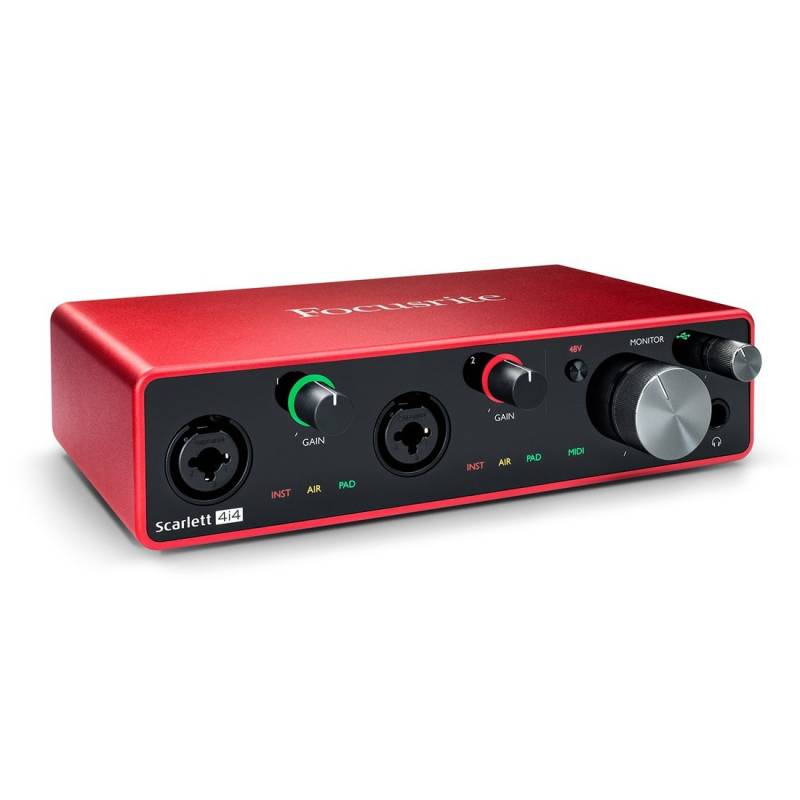 Аудиоинтерфейс Focusrite Scarlett 4i4 3rd Gen