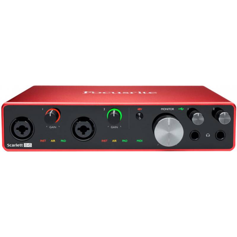 Аудиоинтерфейс Focusrite Scarlett 8i6 3rd Gen