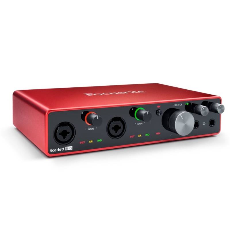 Аудиоинтерфейс Focusrite Scarlett 8i6 3rd Gen