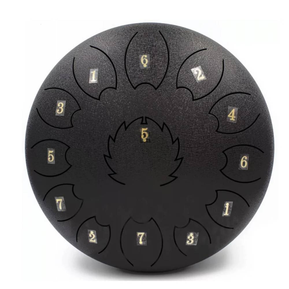 Глюкофон FZONE STD12I13N Black STEEL TONGUE DRUM