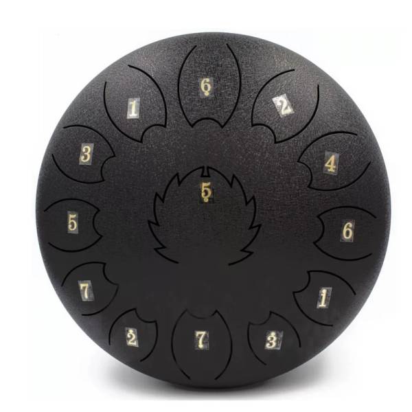 Глюкофон FZONE STD12I13N Black STEEL TONGUE DRUM
