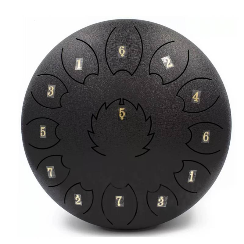 Глюкофон FZONE STD12I13N Black STEEL TONGUE DRUM