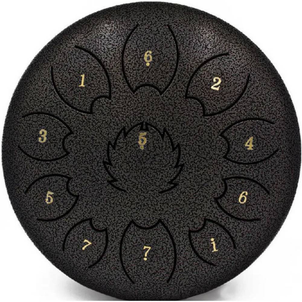 Глюкофон FZONE STD6I11N Black STEEL TONGUE DRUM
