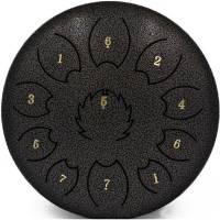 Глюкофон FZONE STD6I11N Black STEEL TONGUE DRUM