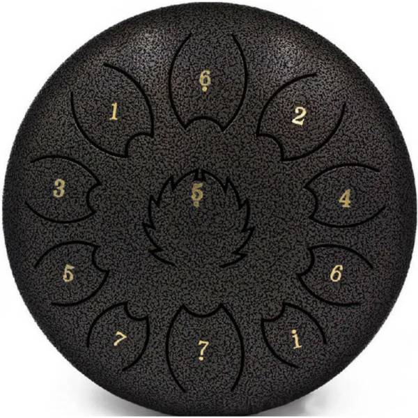 Глюкофон FZONE STD6I11N Black STEEL TONGUE DRUM