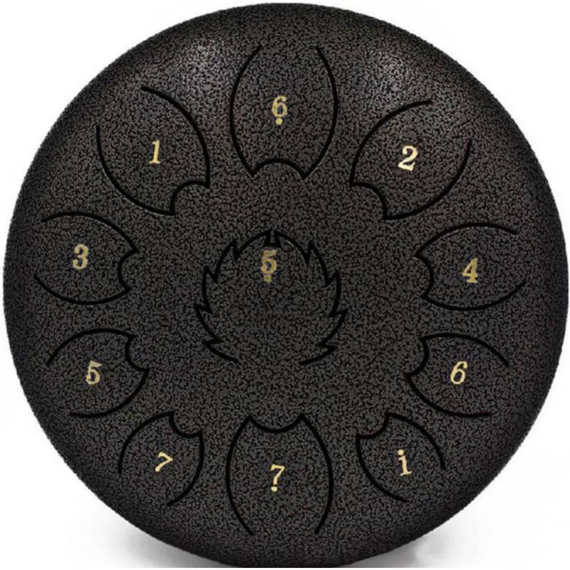 Глюкофон FZONE STD6I11N Black STEEL TONGUE DRUM