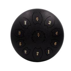 Глюкофон FZONE STD8I11N Black STEEL TONGUE DRUM
