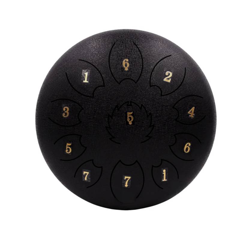 Глюкофон FZONE STD8I11N Black STEEL TONGUE DRUM