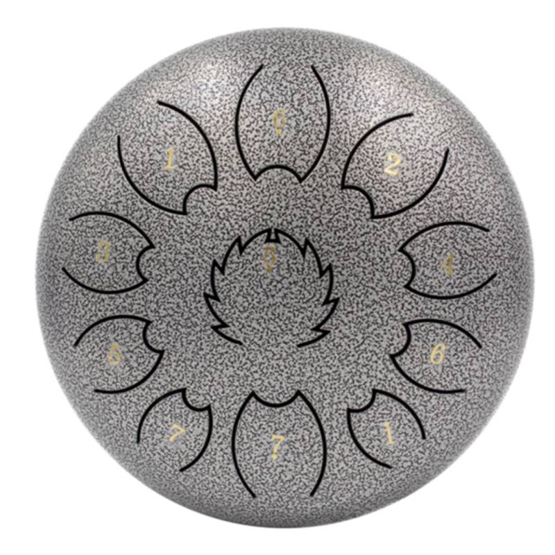 Глюкофон FZONE STD8I11N Gray STEEL TONGUE DRUM