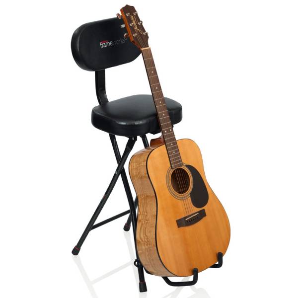 Стойка для гитары GATOR FRAMEWORKS GFW-GTR-SEAT Guitar Seat/Stand Combo