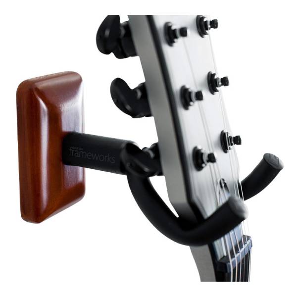Настінне кріплення для гітари GATOR FRAMEWORKS GFW-GTR-HNGRMHG Mahogany Wall Mount Guitar Hanger