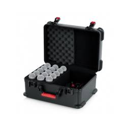  Gator GTSA-MIC15 - CASE W/DROPS FOR 15 MICS