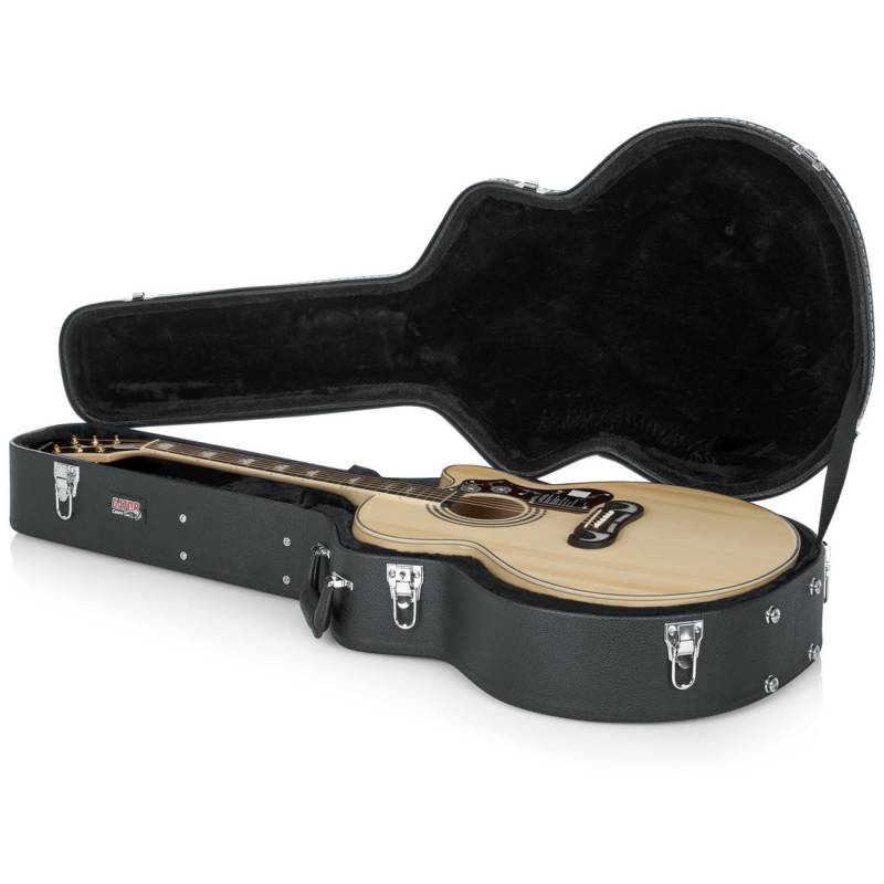 Кейс для акустичної гітари GATOR GW-JUMBO Jumbo Acoustic Guitar Deluxe Wood Case