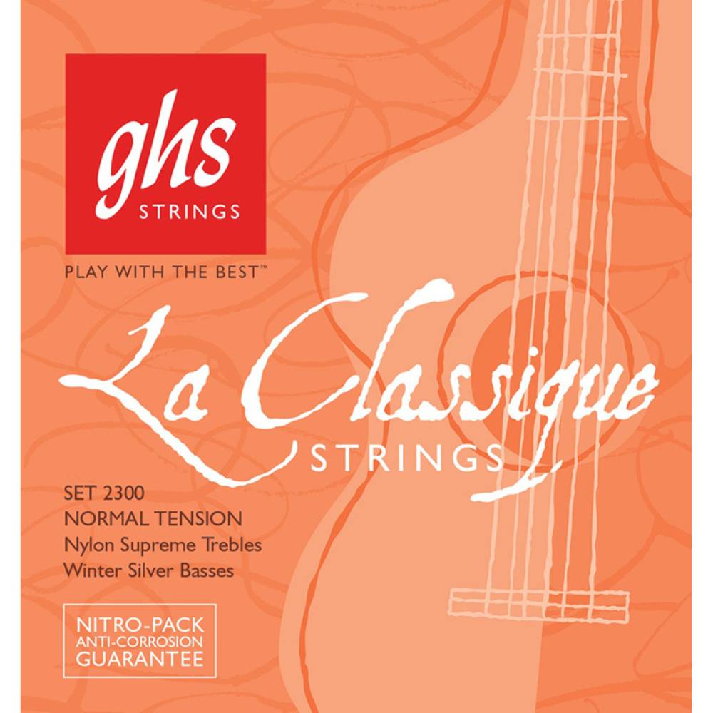 Струны для классической гитары GHS 2300 La Classique Normal Tension