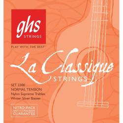 Струни для класичної гітари GHS 2300 La Classique Normal Tension