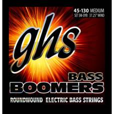 Струны для бас-гитары GHS 5M-DYB Boomers Roundwound Medium 5-String 45/130